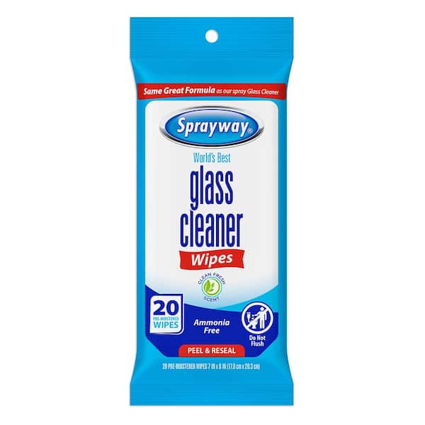 Sprayway Glass Cleaner Wipes (20-Count)