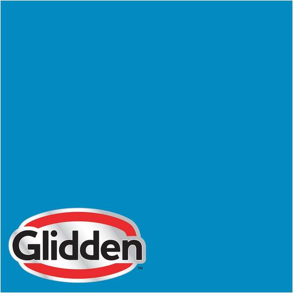 Glidden Premium 1-gal. #HDGB53 Clipper Ship Blue Flat Latex Exterior Paint
