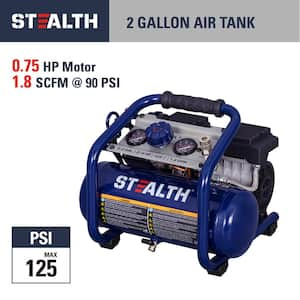 2 Gal. 125 PSI Portable Electric Quiet Air Compressor