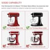 HOZODO Flex Edge Beater for Kitchenaid, 4.5-5 qt. Kitchenaid Mixer  Attachments FXKTHP-9011 - The Home Depot