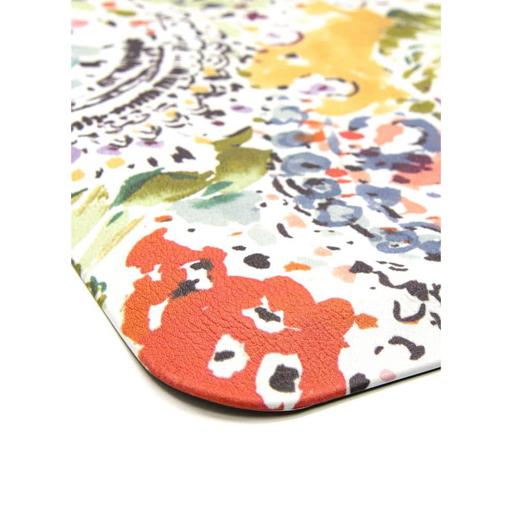 Multicolor Floral Anti-Fatigue Comfort Mat 32" x 20"