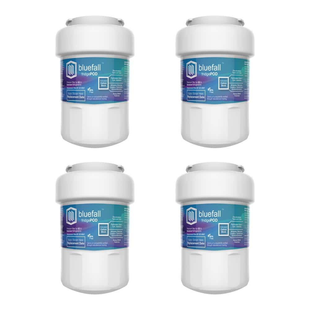 DRINKPOD 4 Compatible Refrigerator Water Filters Fits GE MWF (Value Pack) -  BF-GE-MWF-4PACK