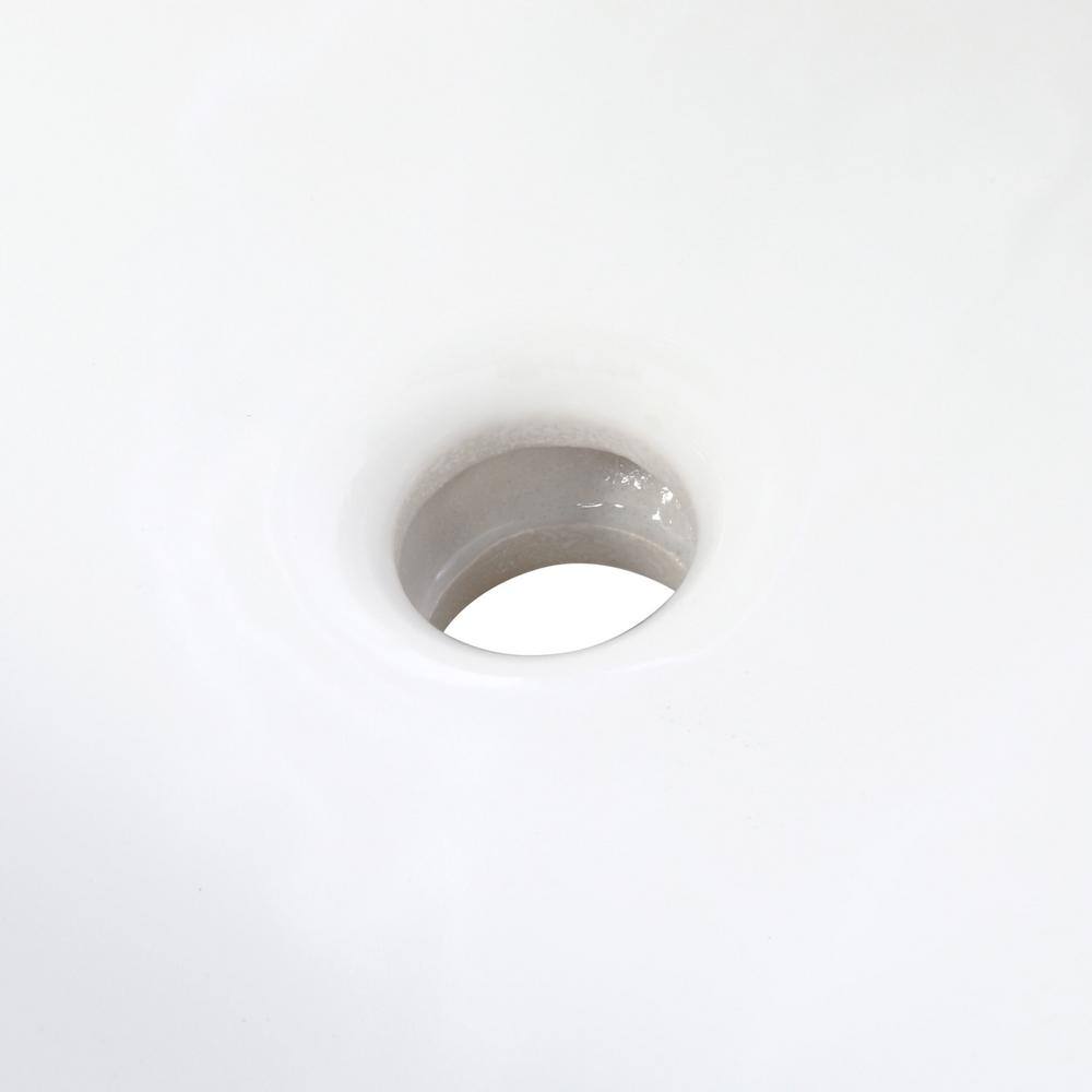 Kathryn White Rectangular Ceramic Undermount Bathroom Sink