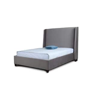 Parlay Gray Wood Frame Queen Platform Bed