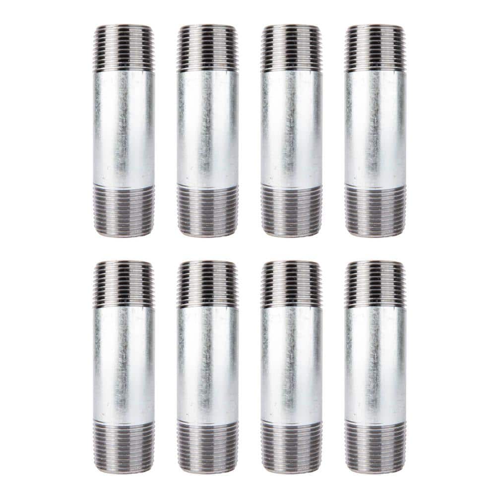 3/4 in. x 3-1/2 in. Galvanized Steel Nipple (8-Pack) price history on PriceWatchPro