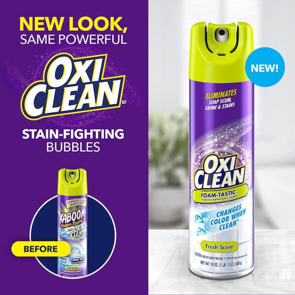 Scrub Free W/Oxiclean Lemon Scent Bathroom Cleaner 40 Fl Oz