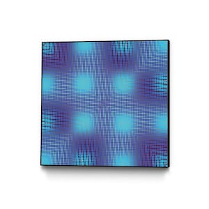"Pi_dot_pi_1-4_2" by Xos Salgado Framed Abstract Wall Art Print 20 in. x 20 in.