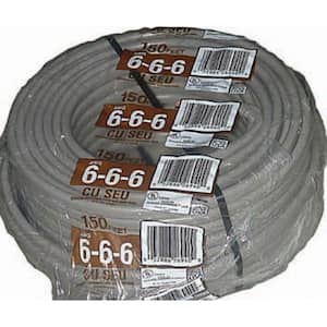 150 ft. 6-6-6 Gray Stranded CU SEU Cable