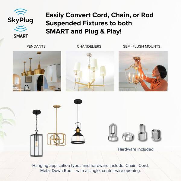 Have a question about SkyPlug 5 in. Champagne Bronze Plug & Play Have a question about SkyPlug 5 in. Champagne Bronze Plug & Play