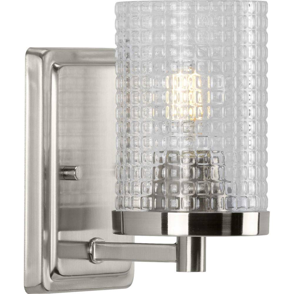 Fawcett Brushed Nickel Dimmable One-Light Bath Sconce