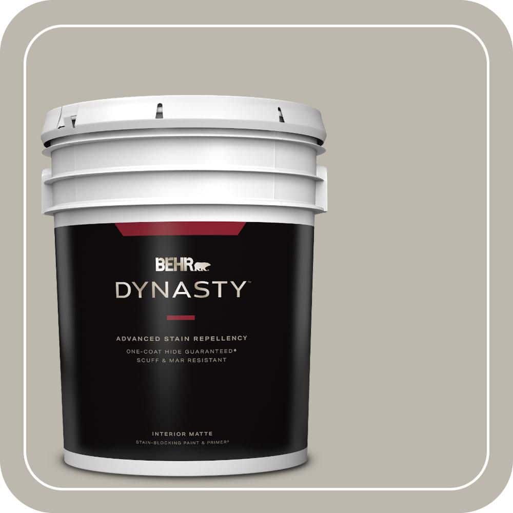5 gal. Home Decorators Collection #HDC-NT-06G Glasgow Fog Matte Interior Stain-Blocking Paint & Primer price history on PriceWatchPro