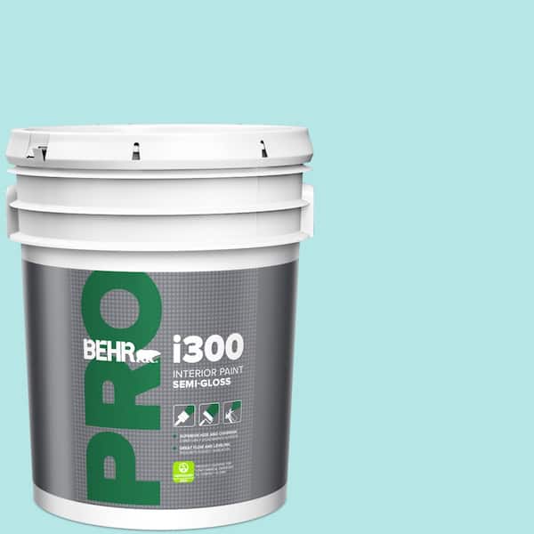 BEHR PRO 5 gal. #500A-2 Refreshing Pool Semi-Gloss Interior Paint