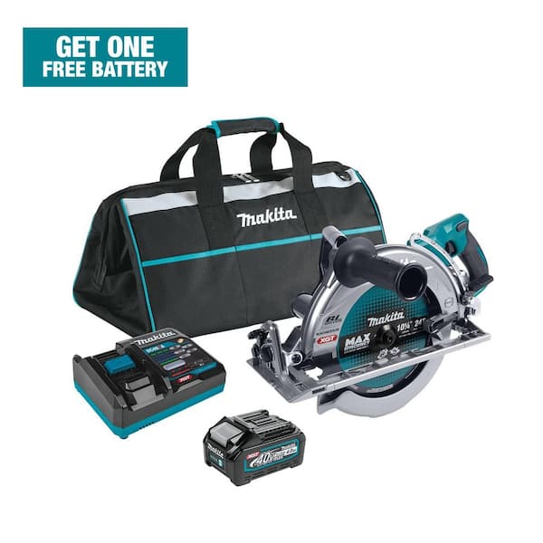 Makita 40V Max XGT Brushless Rear Handle 101/4 in. Circular Saw Kit, AWS Capable (4.0Ah) Home