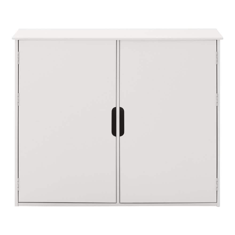 StyleWell White Color Inside and Outside Craft Storage with 2-File