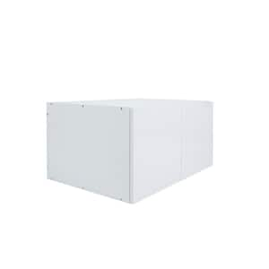 Ready to Assemble White Gloss 36 x 18 in. Wall Bridge Kitchen Cabinet (36 in. W x 24 in. D x 18 in. H)