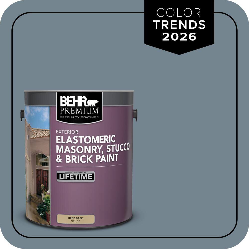 BEHR PREMIUM 1 gal. #N480-5 Adirondack Blue Elastomeric Masonry