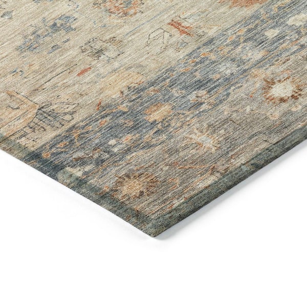 Chantille Machine Washable Indoor/Outdoor Abstract ACN2323 Beige 2 ft. 3 in. x 7 ft. 6 in. Runner Rug