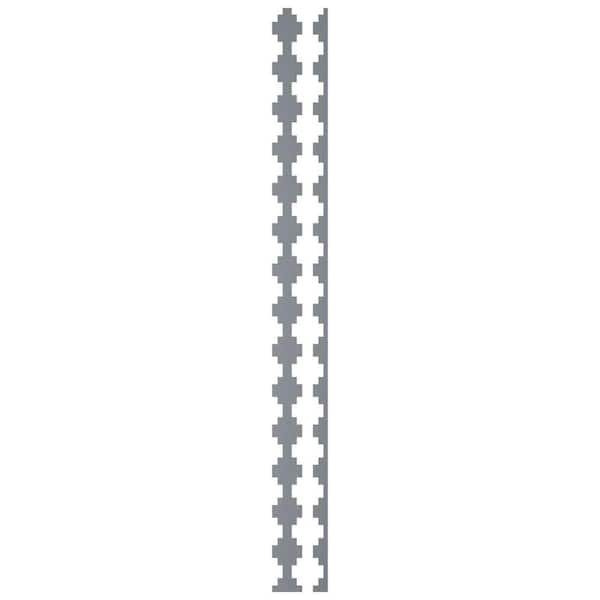 Ekena Millwork Gypsum 0.125 in. T x 0.33 ft. W x 8 ft. L Gold Mirror Acrylic Resin Decorative Wall Paneling 15-Pack