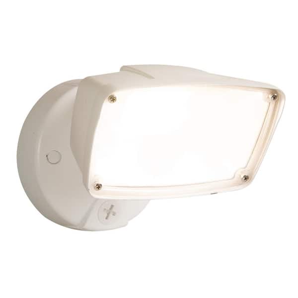 HALO FSL 20-Watt 150° White Outdoor Integrated LED Flood Light with Adjustable Lamp Head