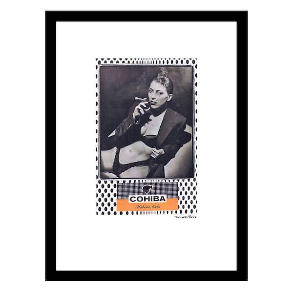 VENICE BEACH Collections This Cigars Print Leaves Very Little to the Imagination by Fairchild Paris 1-Piece Framed Graphic Print 18 in. x 14 in.