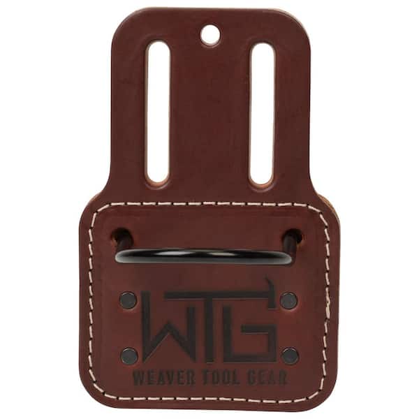 2-1/2 in. Tool Belt Hammer Holder Leather Brown