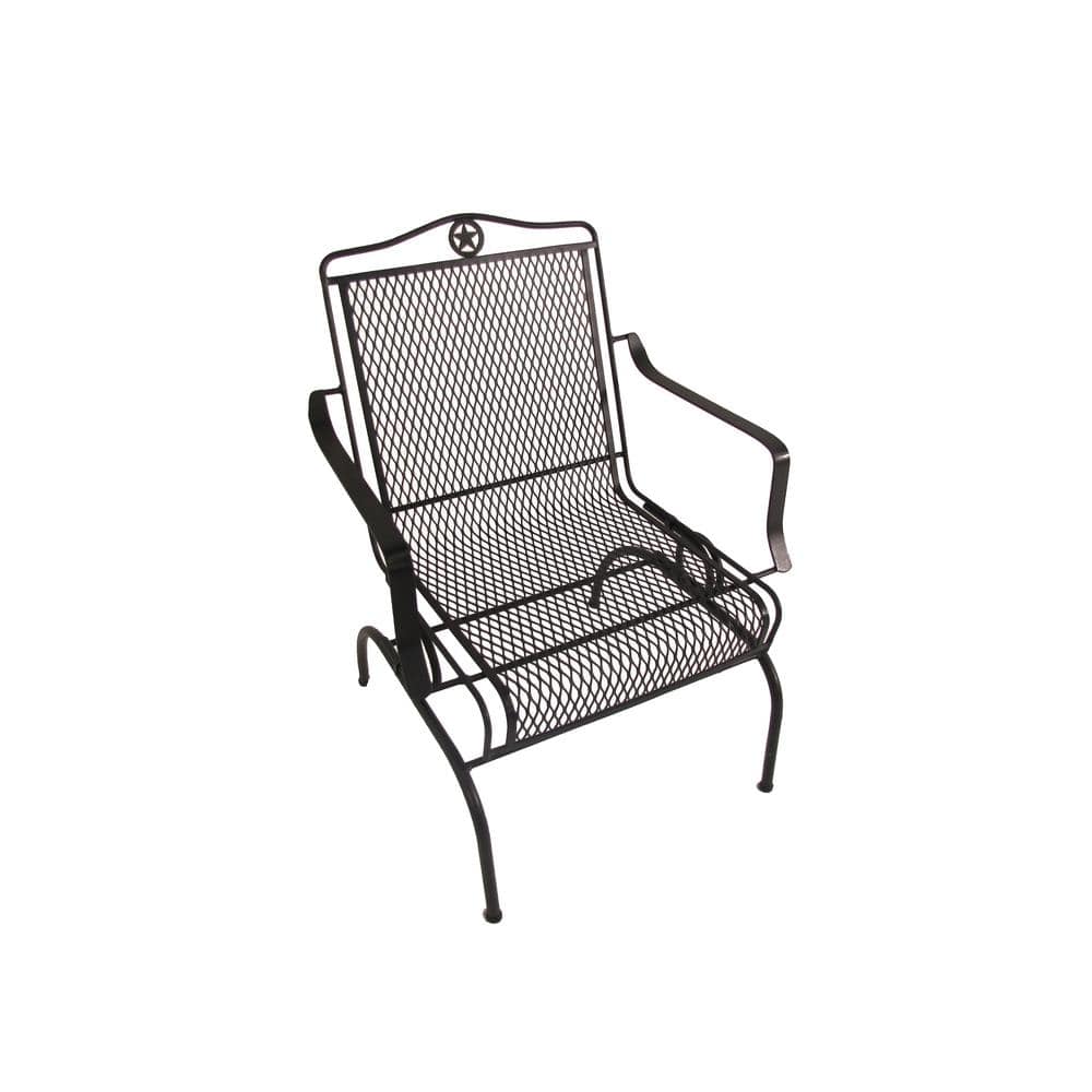 metal patio rocker