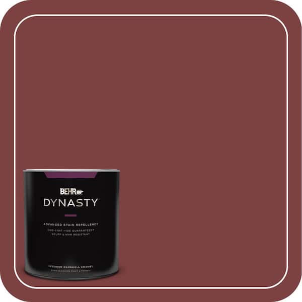 1 qt. #PPH-67 Red Wine Eggshell Enamel Interior Stain-Blocking Paint & Primer
