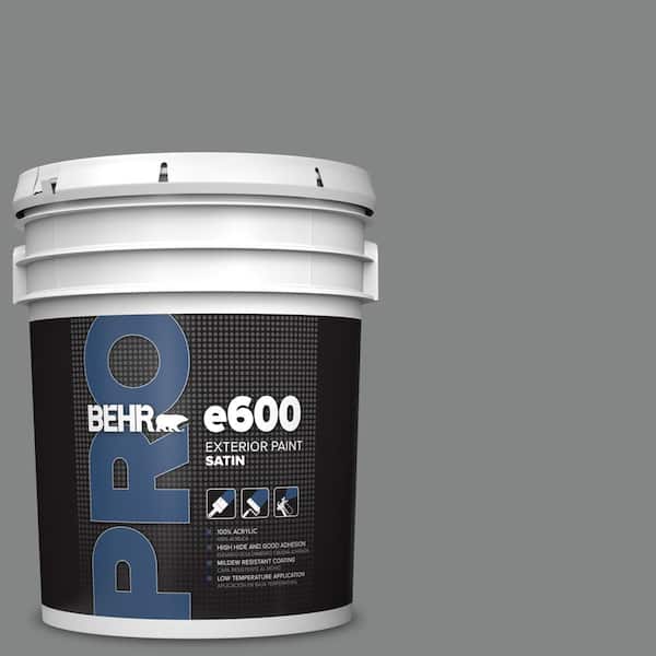 5 gal. #PFC-63 Slate Gray Satin Enamel Exterior Paint