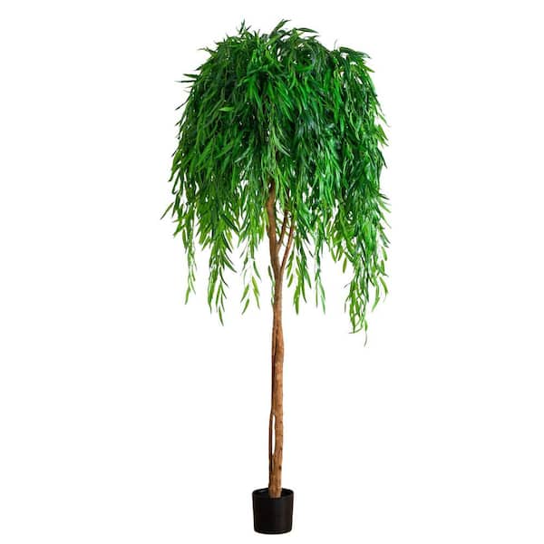 Nearly Natural 7 ft. Willow Artificial Tree