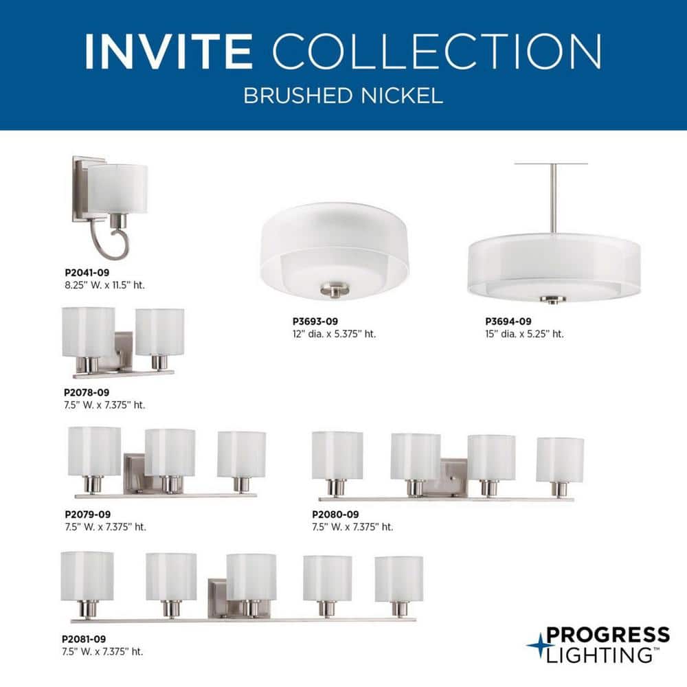 Brushed Nickel Glass Globe Flush Mount Light