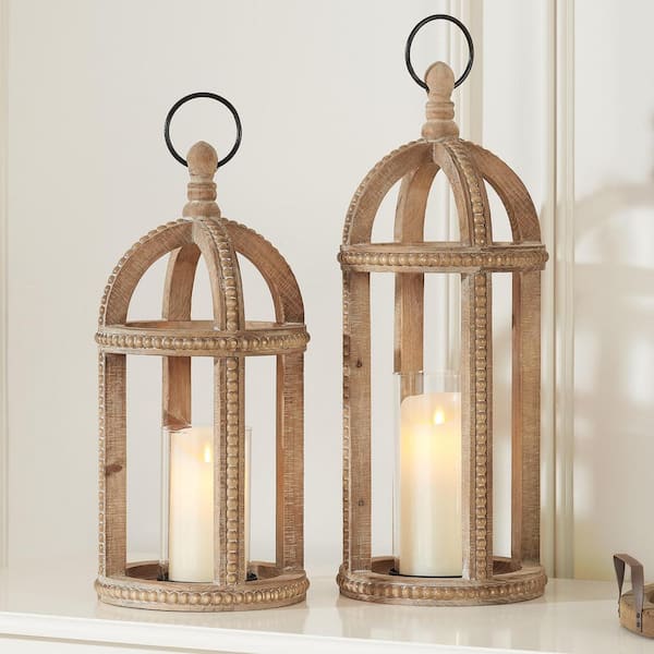 Home Decorators Collection Antiqued Wood Candle Hanging or ...