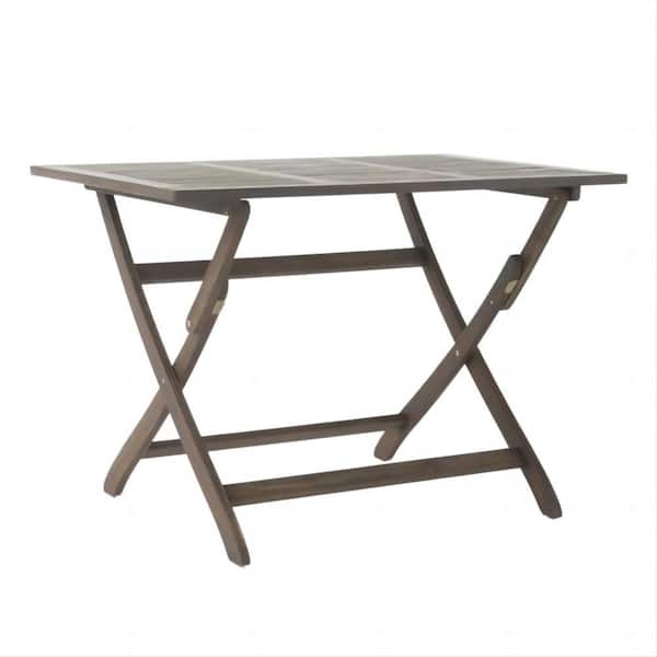 Clihome 43.5 in. Acacia Wood Foldable Table