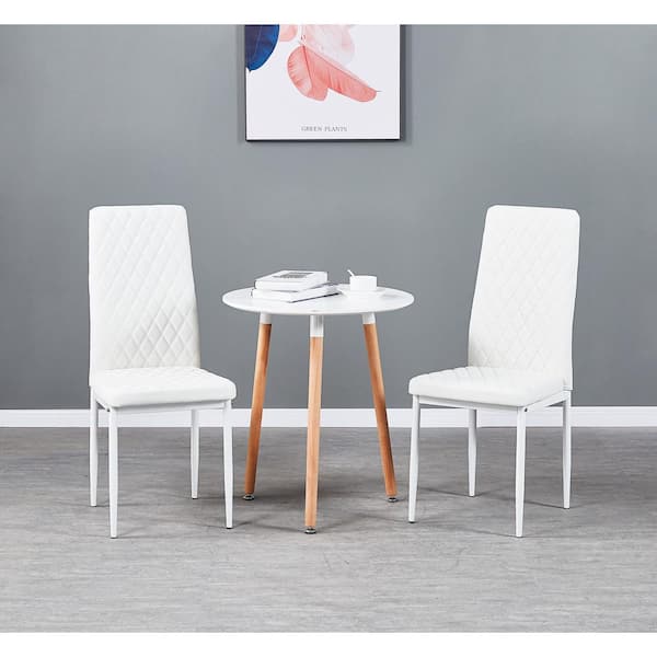 Flash Furniture Contemporary/Modern Vinyl Upholstered Side Chair (Composite  Frame) in the Dining Chairs department at