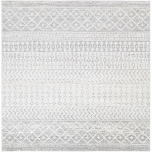 Laurine Gray 7 ft. 10 in. Square Area Rug