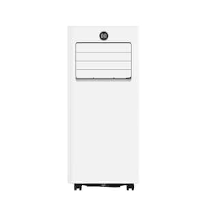 6000 BTU(DOE) Portable Air Conditioners for Bedroom with Remote, 250 sq.ft. with Dehumidifier in White, 24H Timer