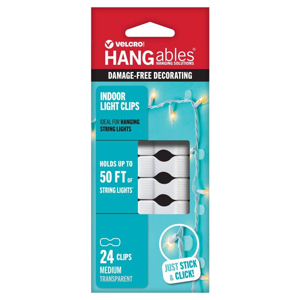 1 in. x 3/4 in. Damage-Free Light Clips Medium (24-pack) price history on PriceWatchPro