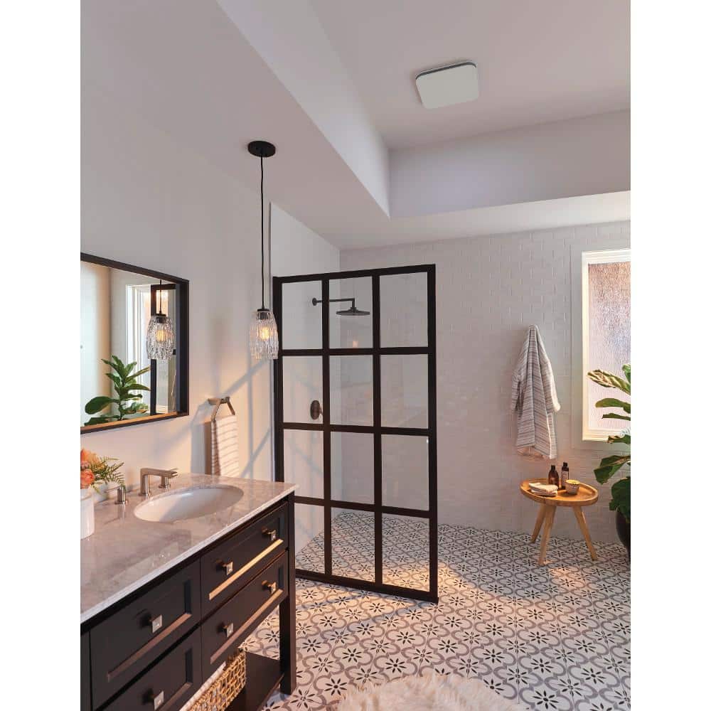 White Energy Star Ceiling Bathroom Exhaust Fan