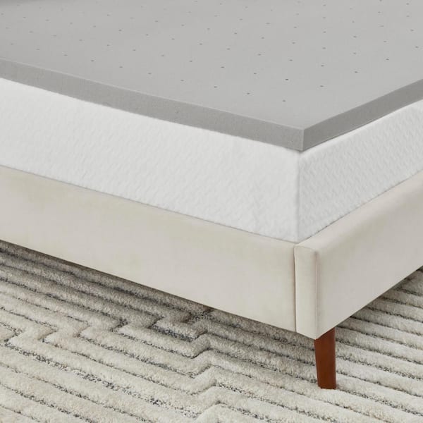 Charcoal Infused Cooling Memory Foam Mattress Topper