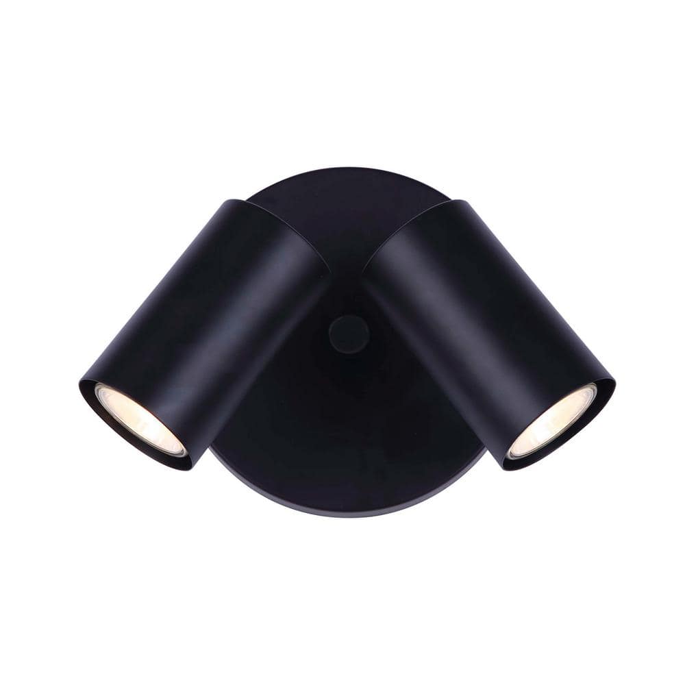 Marena 9.75 in. 2-Light Matte Black Halogen Track Lighting Kit price history on PriceWatchPro