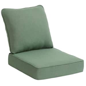 24 in. W x 24 in. D CushionGuard Deep Seat Universal Outdoor Lounge Chair Cushion in Endive