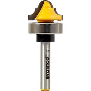 CNC Roundover Bit EnPoint Woodworking Carbide-Tipped Beadboard Router Bit 1/4In Shank 1/4In Cut Dia Industrial Point Cutting Roundover Router Bit Trimming Lettering Fluting Plunge Ovolo Router Bit CNC Roundover Bit EnPoint Woodworking Carbide-Tipped Beadboard Router Bit 1/4In Shank 1/4In Cut Dia Industrial Point Cutting Roundover Router Bit Trimming Lettering Fluting Plunge Ovolo Router Bit