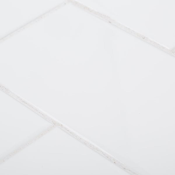 Jeffrey Court Fresh White 3 in. x 6 in. Ceramic Field Wall Tile (12.5 sq. ft. / case)