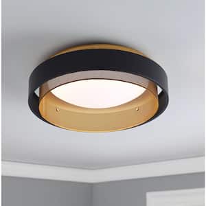 20.5 in. 1-Light Modern LED Flush Mount Ceiling Light Fixture