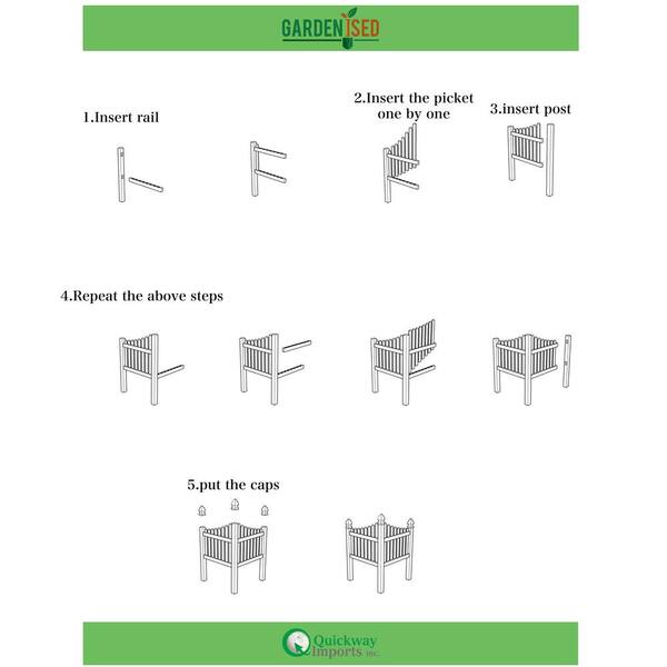 Gardenised Outdoor 3.50 ft. x 6.25 ft. White High Vinyl Corner Edge Gate for Garden Lawn Fence Gate Yard Border