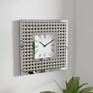 Rhaeger Silver Wall Clock