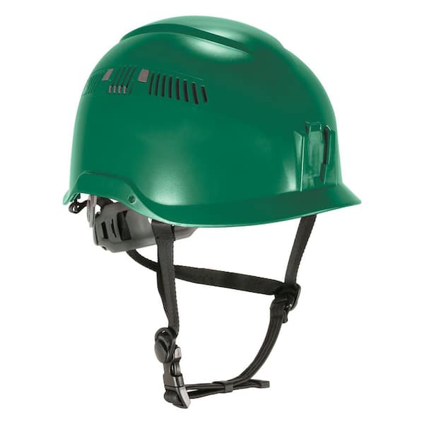 Ergodyne Skullerz Vented Short Brim Green Type 2, Class C - Safety