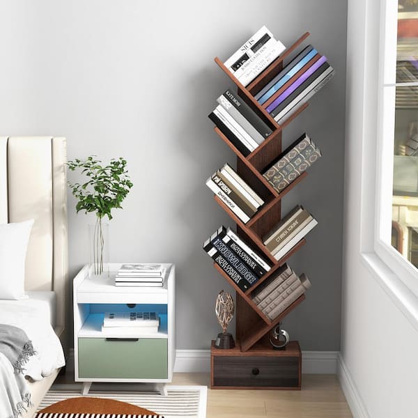 Tabletop Bookshelf, Tree Shape Bookshelf, Book 2024 Storage Organizer, Bookshelves, Book Display, Small Bookshelf