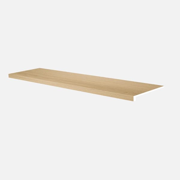 A&A Surfaces Umber Terrace 5/4 in. T x 12 in. W x 47.25 in. L Luxury Vinyl Stair Tread Molding (2-pieces/case)