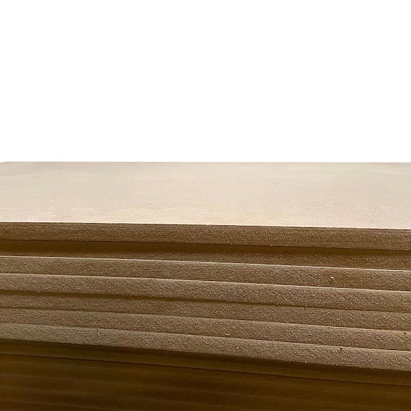 1/4 in. x 48 in. x 8 ft. Premium Unfinished MDF Boards (1-Piece)