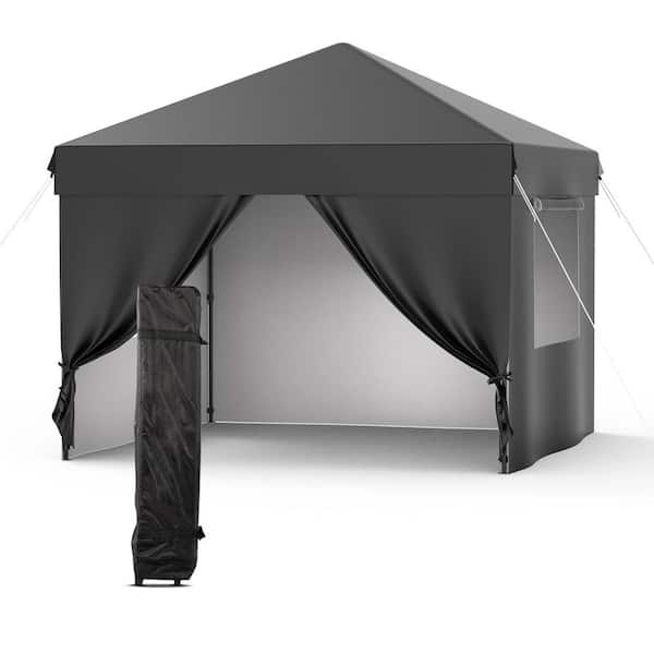 10 ft.x 10 ft. FT Pop up Canopy with Removable Sidewalls